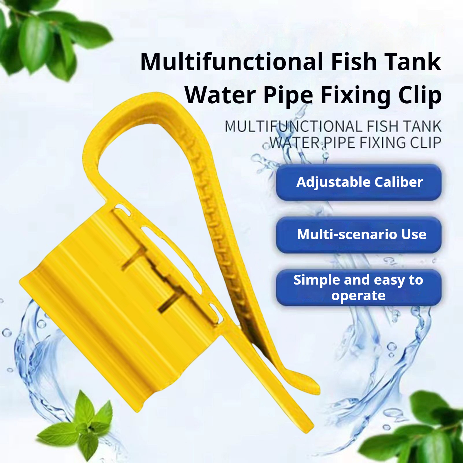 Plastic Pipe Clip - Aquarium Tube Holder Clip Fish Tank