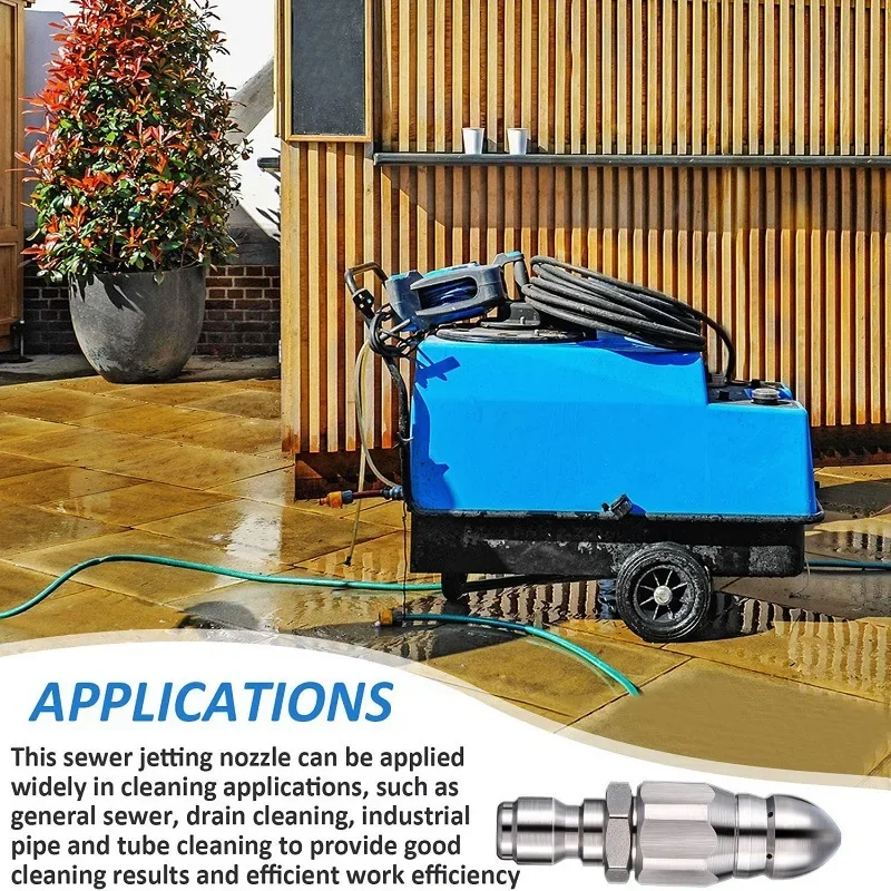 Water Jet High Pressure Spraye – Drain Pipe Clip recenzja i cena