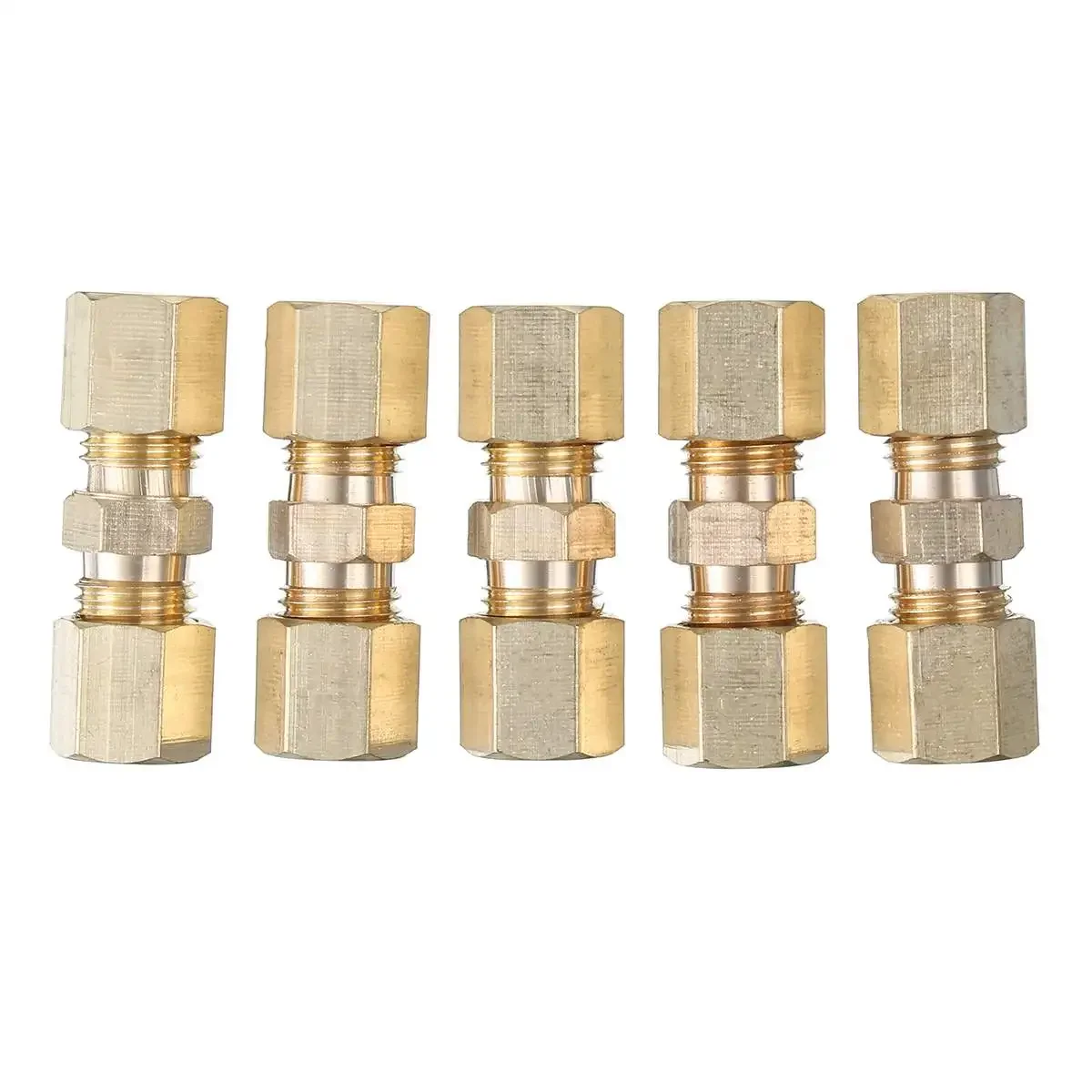 5pcs Brass Brake Line Union Fi – Compression Fitting Brass recenzja i cena