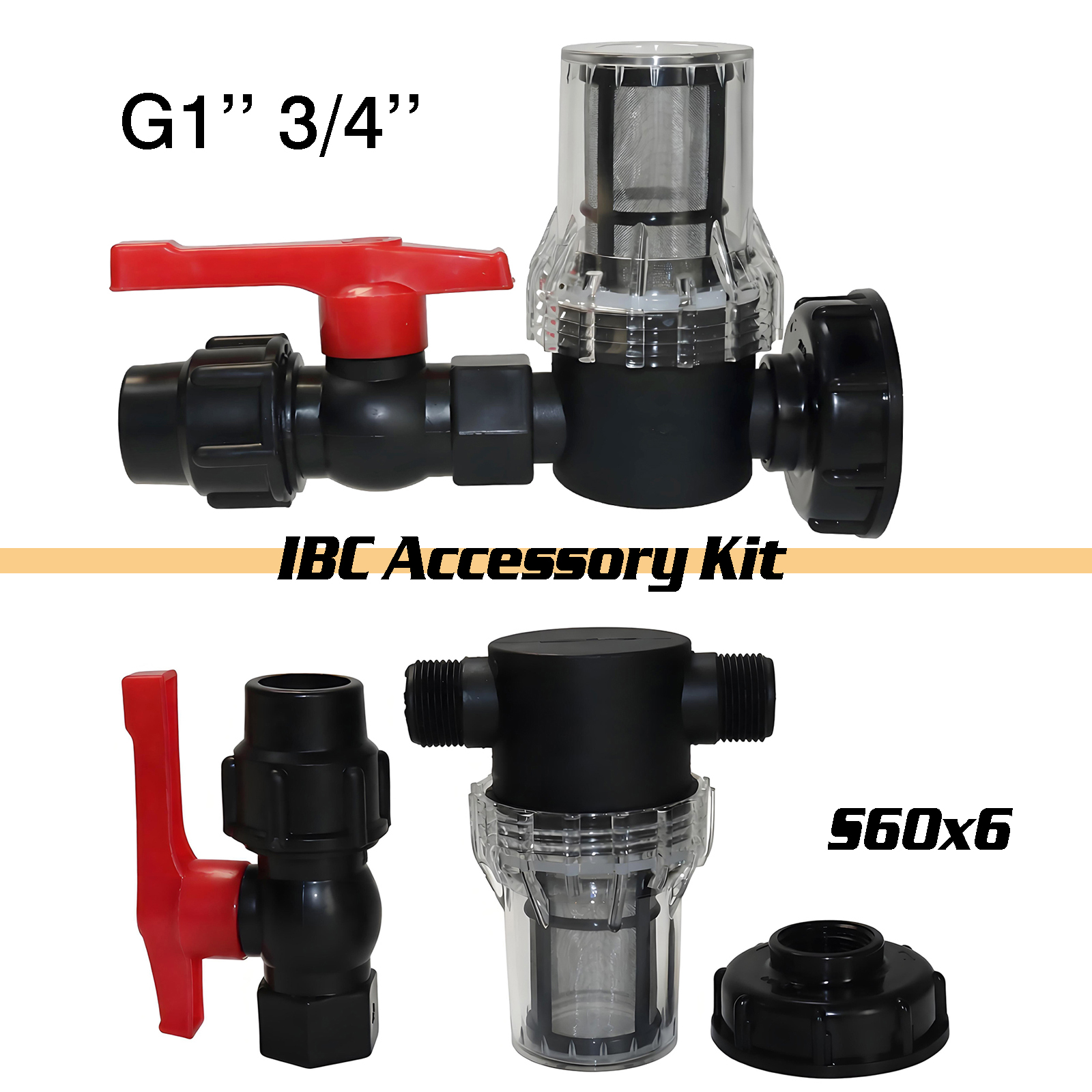 3Pcs Kit IBC water tank filter – Float Ball Valve recenzja i cena
