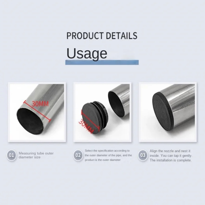8 PCS Black Round Plastic Blan – Plastic Pipe Clip recenzja i cena