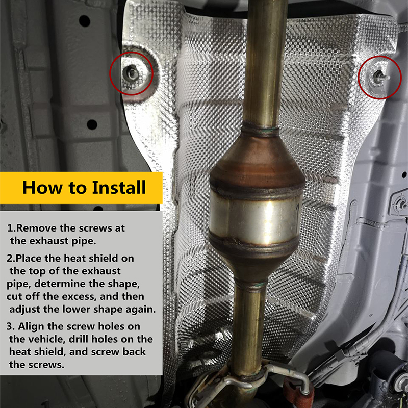 Car Embossed Aluminum Heat Shi – Pipe Freeze Spray recenzja i cena