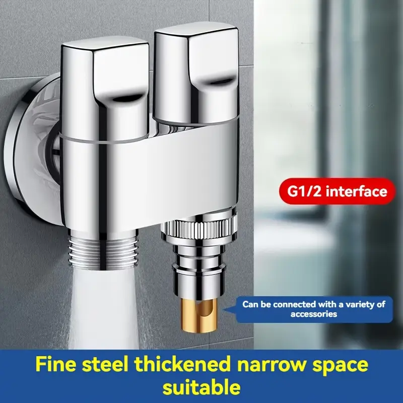 Stainless steel double outlet  – Toilet Fill Valve recenzja i cena
