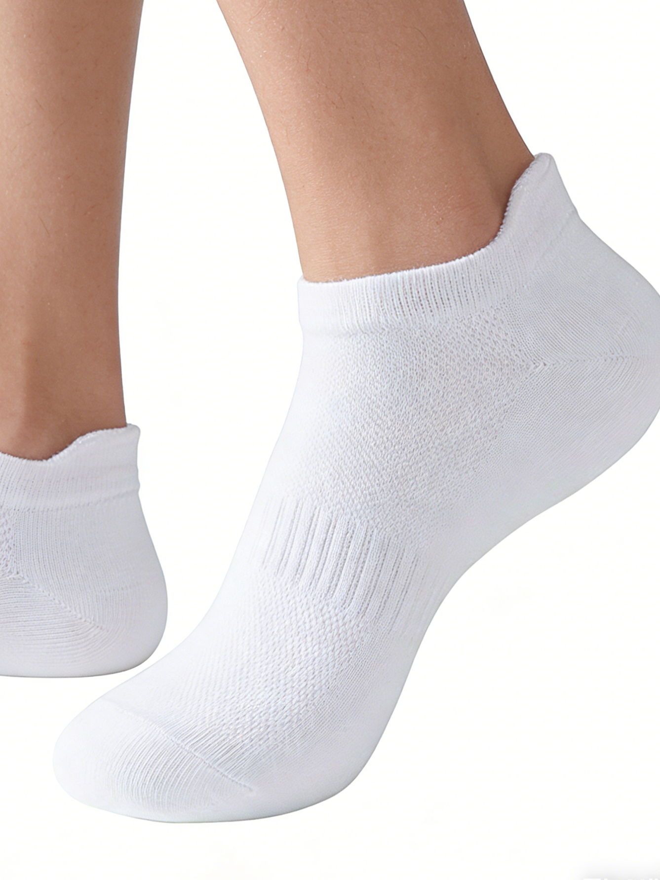 6 Pairs Women Men White Ankle  – Pipe Bending Spring recenzja i cena