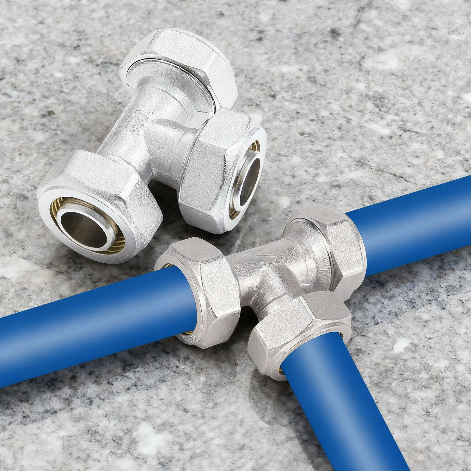 2Pcs 3/4’’ Tee Air Line Fittin – Compression Fitting Brass recenzja i cena