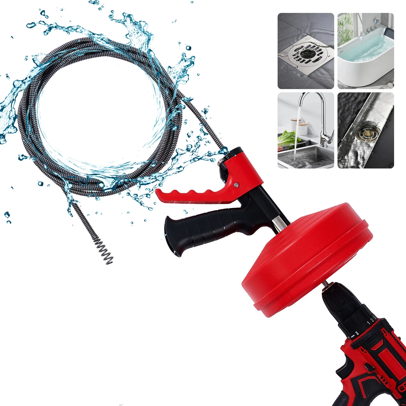 Professional Drain Snake Auger – Drain Snake Flexible recenzja i cena