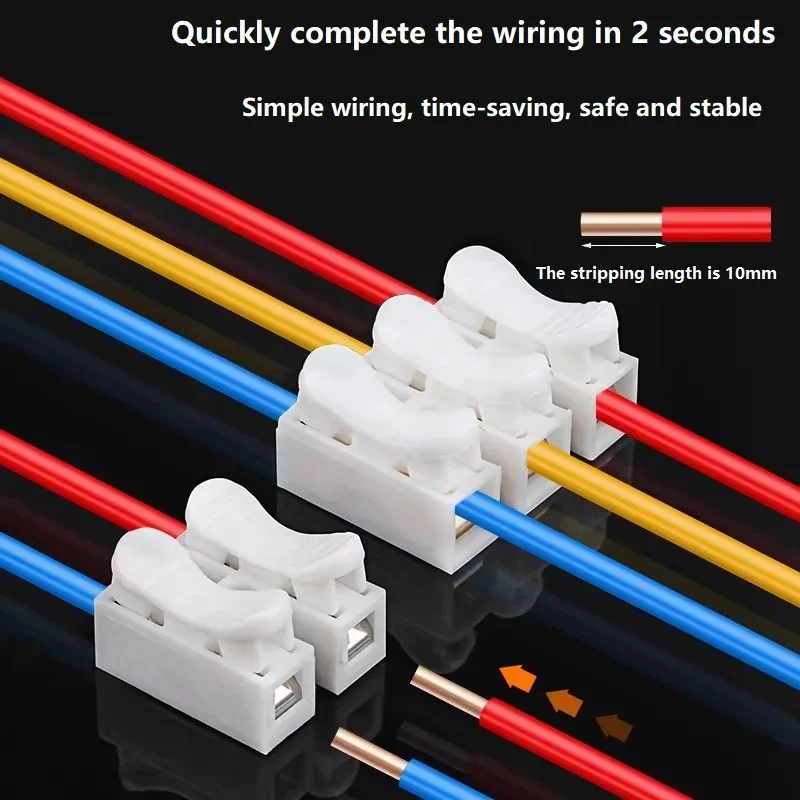 50pcs Push Quick Wire Cable CH – Push Fit Connector recenzja i cena